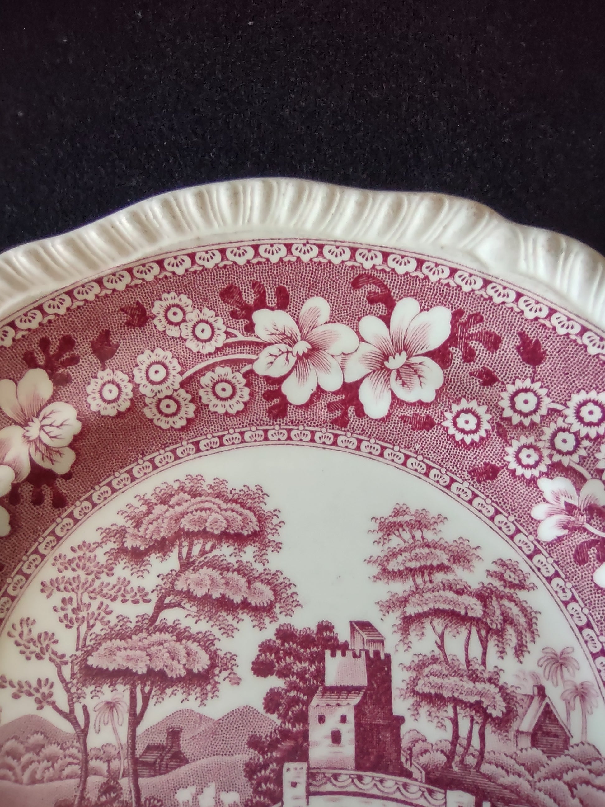 Vintage Copeland Spode's Tower Salad Plate Ironstone England Cottagecore [5903]