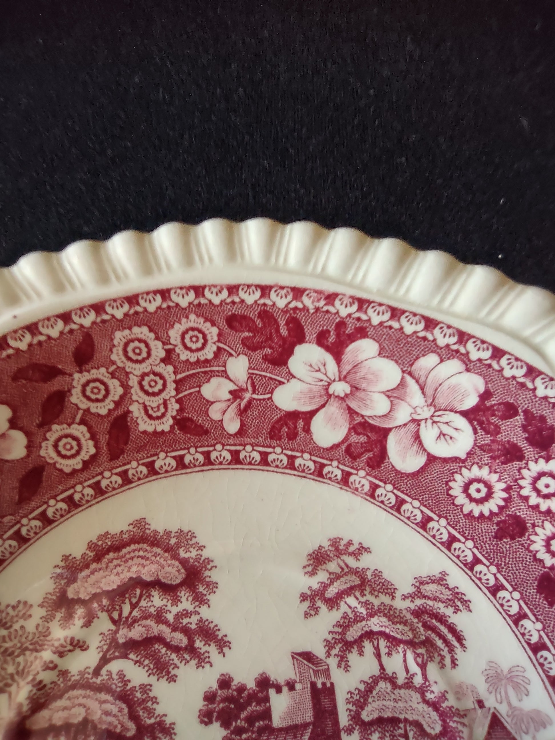 Vintage Copeland Spode's Tower Saucer Ironstone England Cottagecore [5905]