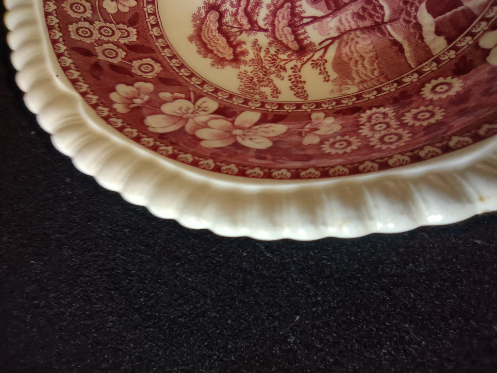 Vintage Copeland Spode's Tower Saucer Ironstone England Cottagecore [5905]