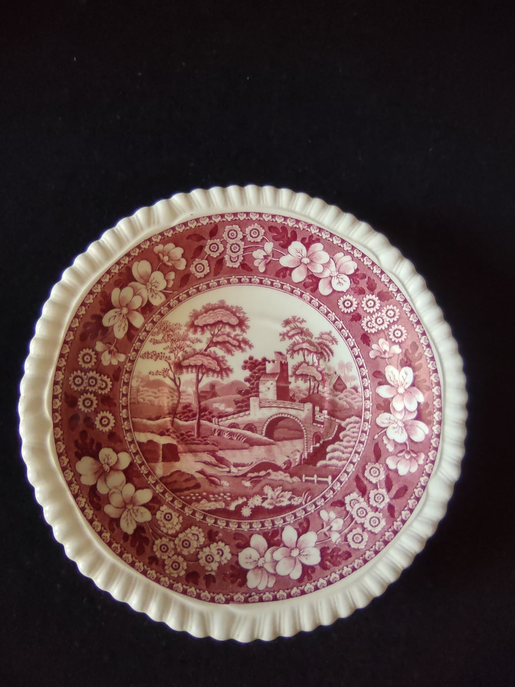 Vintage Copeland Spode's Tower Saucer Ironstone England Cottagecore [5905]