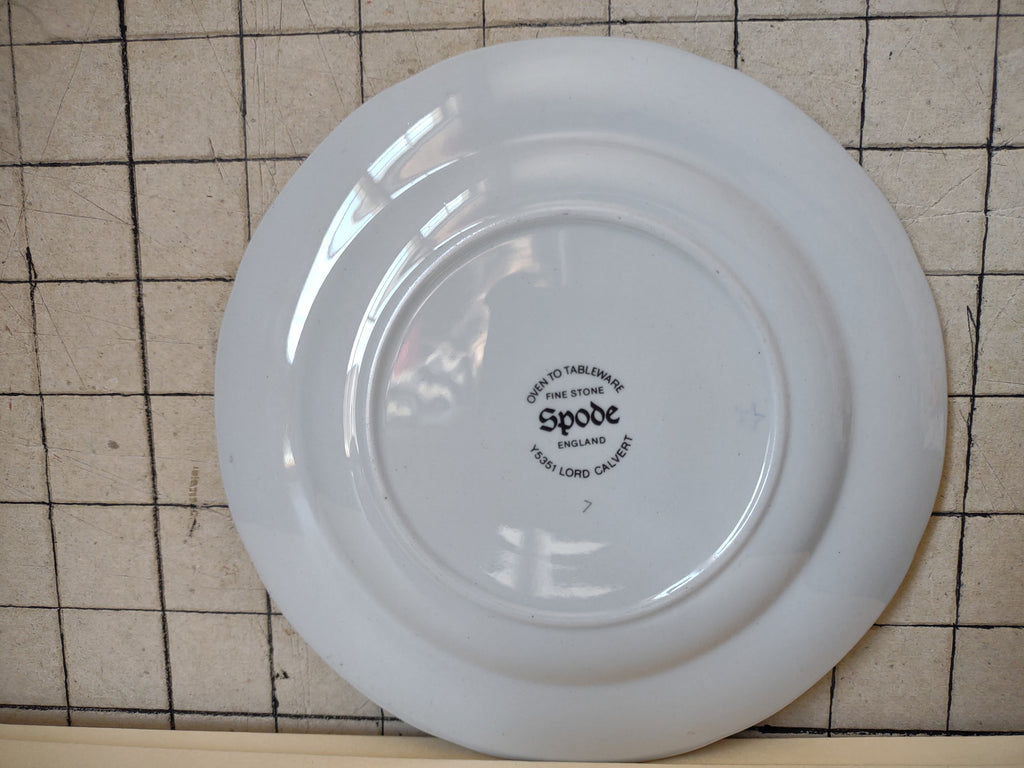 Vintage Spode Lord Calvert Small Plate Pink Floral Cottagecore Fine Stone [5906]