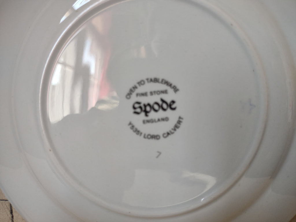 Vintage Spode Lord Calvert Small Plate Pink Floral Cottagecore Fine Stone [5906]