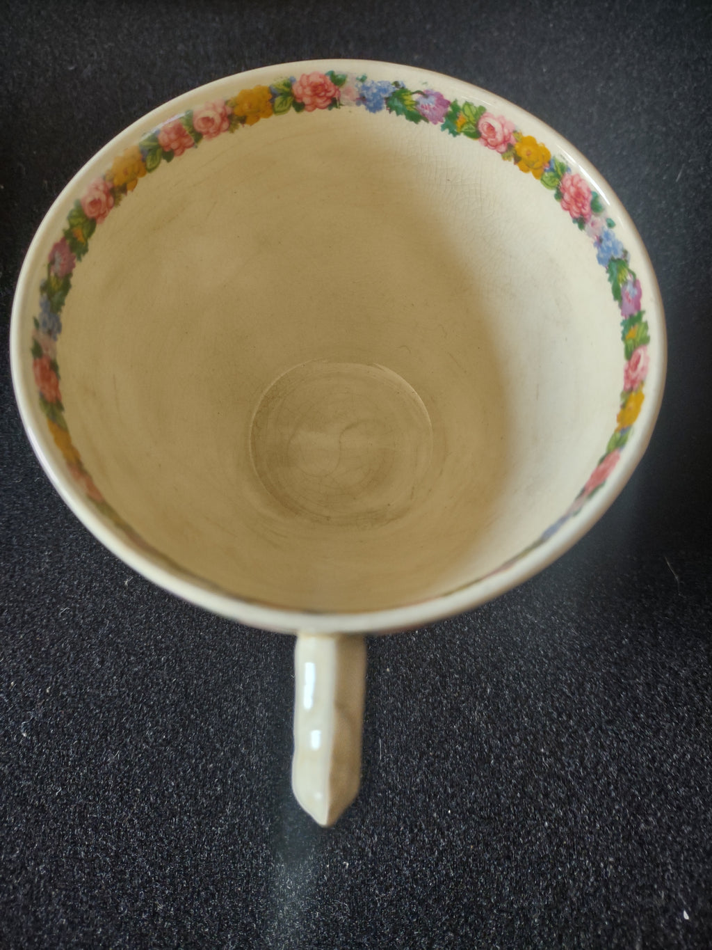 Vintage Crown Ducal Cup Saucer Set of 2 Ironstone England Cottagecore [5913]
