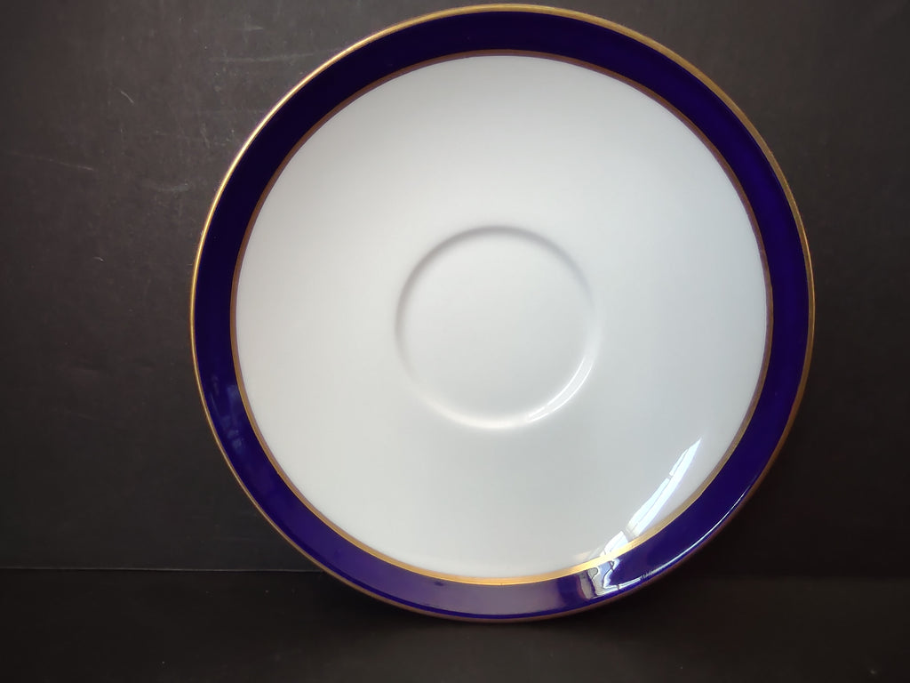 Vintage Spode Consul Cobalt Fine Bone China Saucer England Cottagecore [5915]