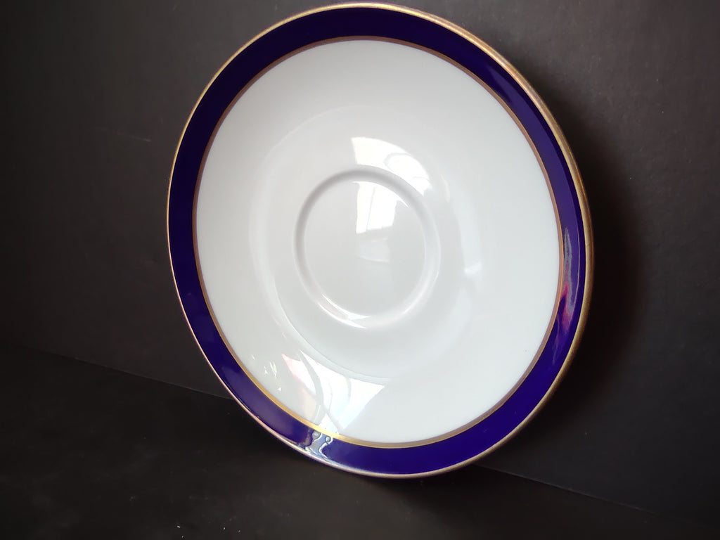 Vintage Spode Consul Cobalt Fine Bone China Saucer England Cottagecore [5915]
