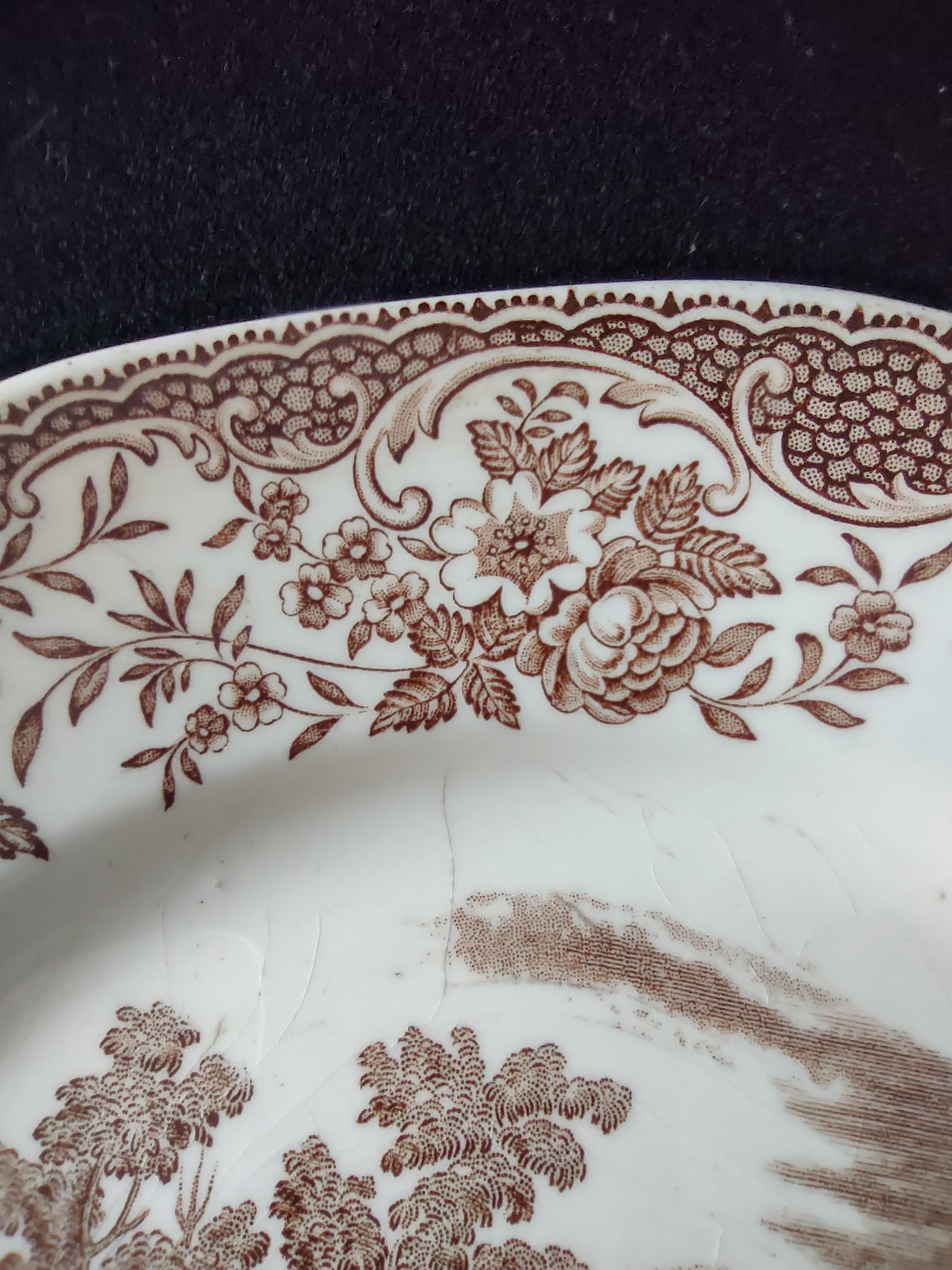 Vintage Royal Tudor Ware Olde England Plate Pair Ironstone Cottagecore [5928]