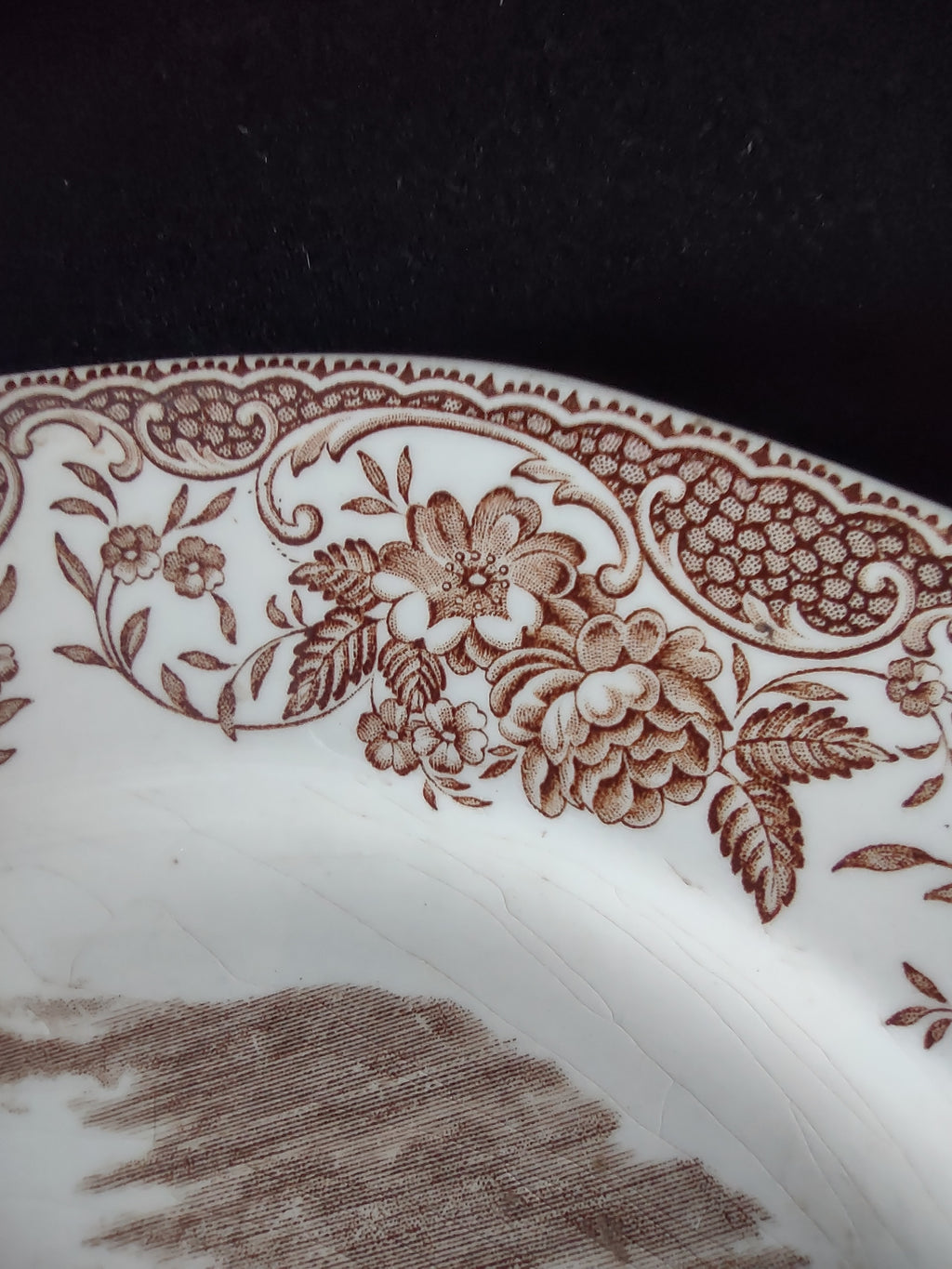 Vintage Royal Tudor Ware Olde England Plate Pair Ironstone Cottagecore [5928]