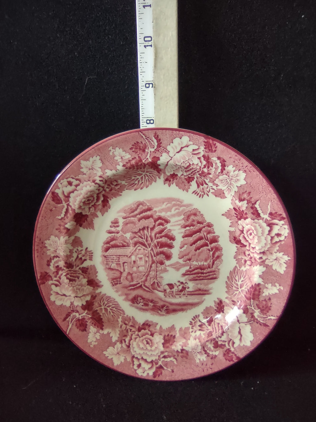 Vintage Enoch Wood English Scenery Ironstone Salad Plate Cottagecore [5929]