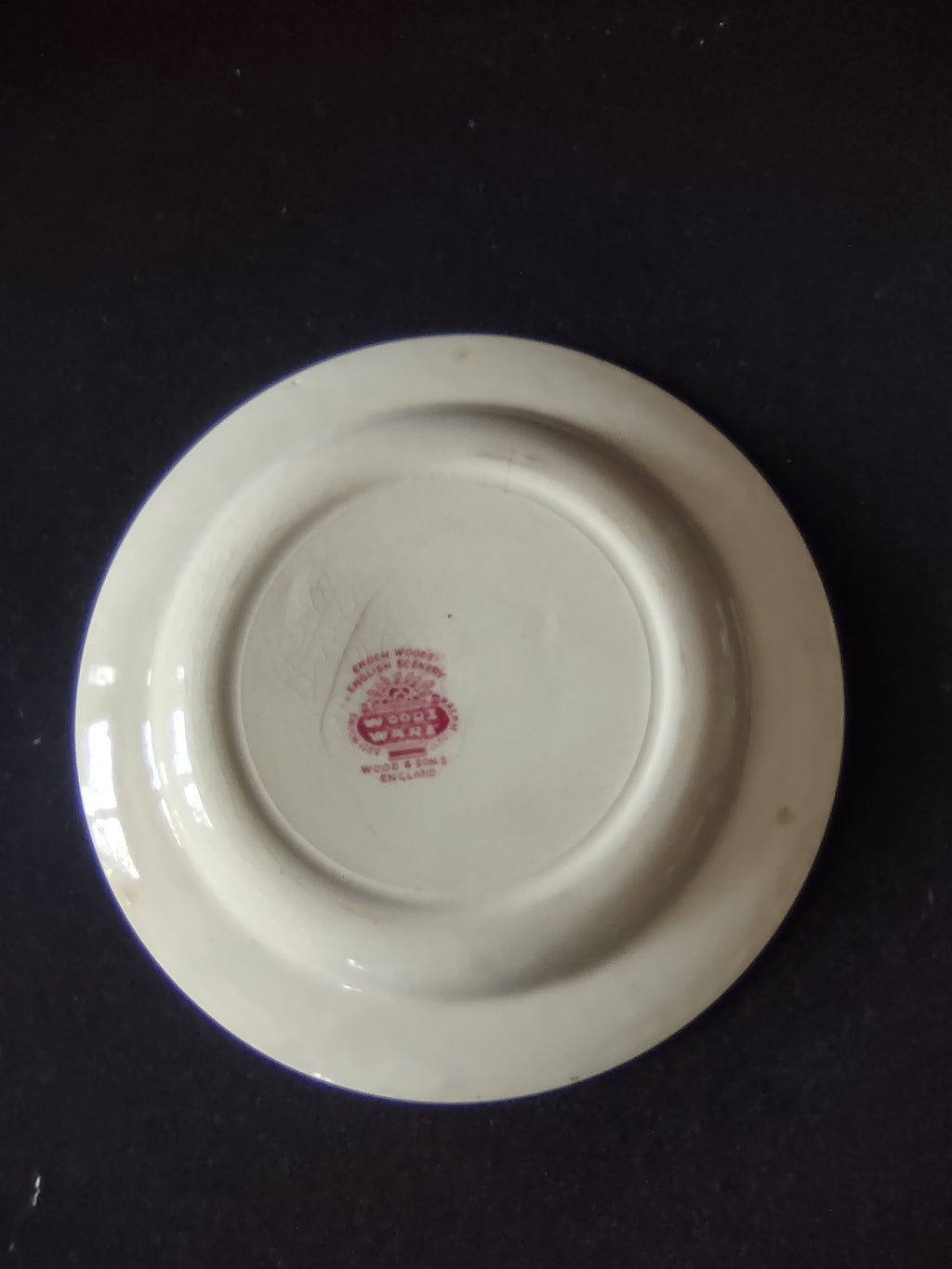 Vintage Enoch Wood English Scenery Ironstone Salad Plate Cottagecore [5929]