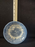Vintage Salem Village Blue Berry Bowl Ironstone Cottagecore Set of 3 [5933]