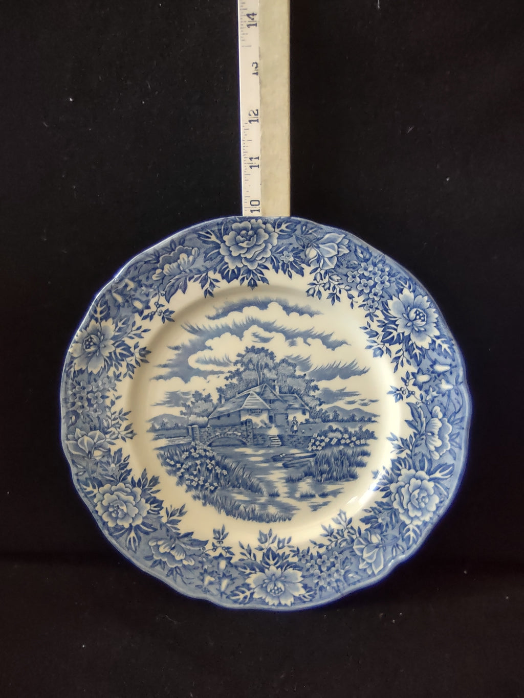 Vintage Salem China English Village Ironstone Dinner Plate Cottagecore [5935]