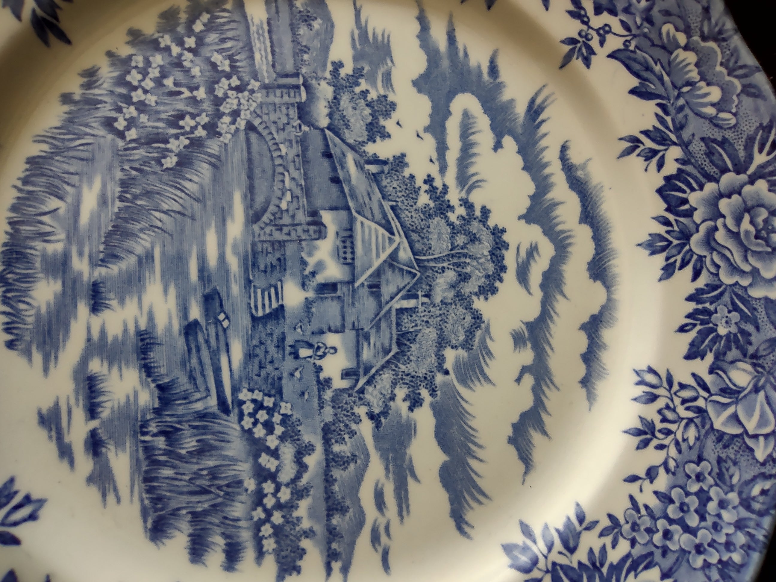 Vintage Salem China English Village Ironstone Dinner Plate Cottagecore [5935]