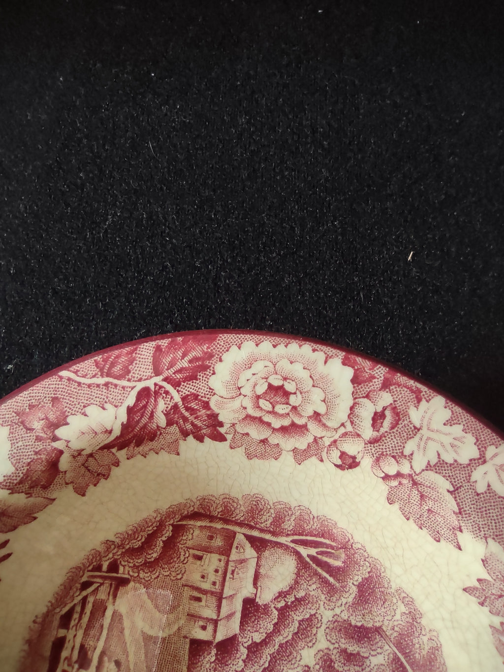 Vintage Enoch Woods English Scenery Berry Bowl Ironstone Wood & Sons [5937]