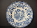 Vintage Clarice Cliff Tonquin Royal Staffordshire Blue Transferware Plate [5941]