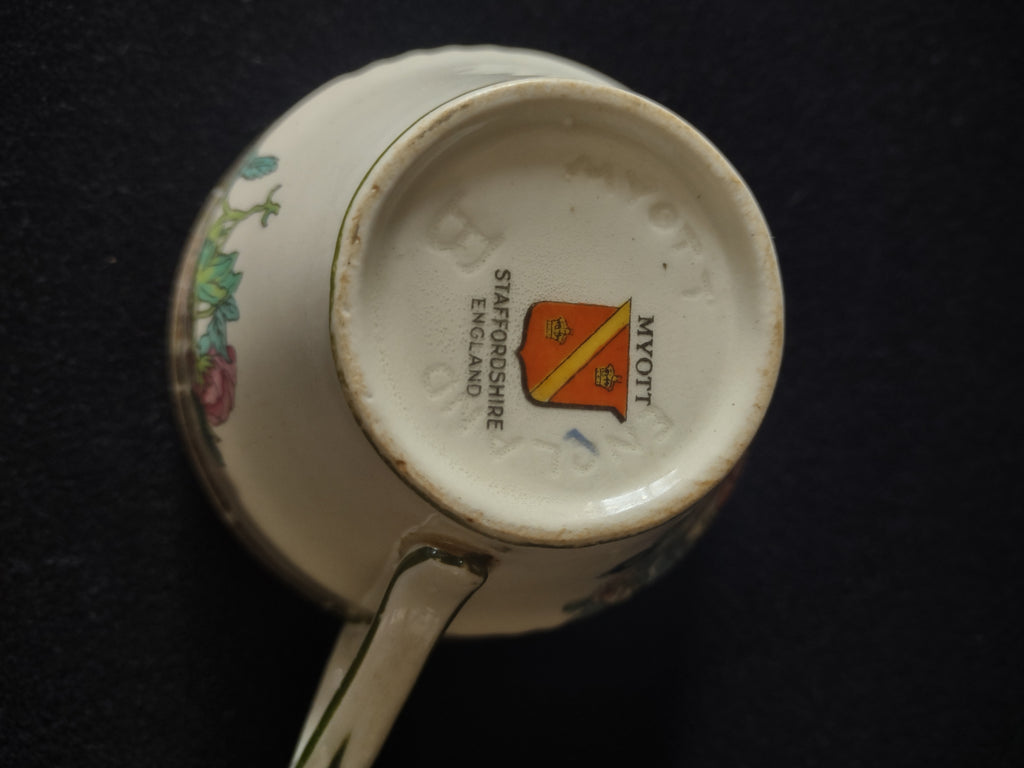 Vintage Myott Staffordshire Indian Tree Teacup Ironstone England [5942]