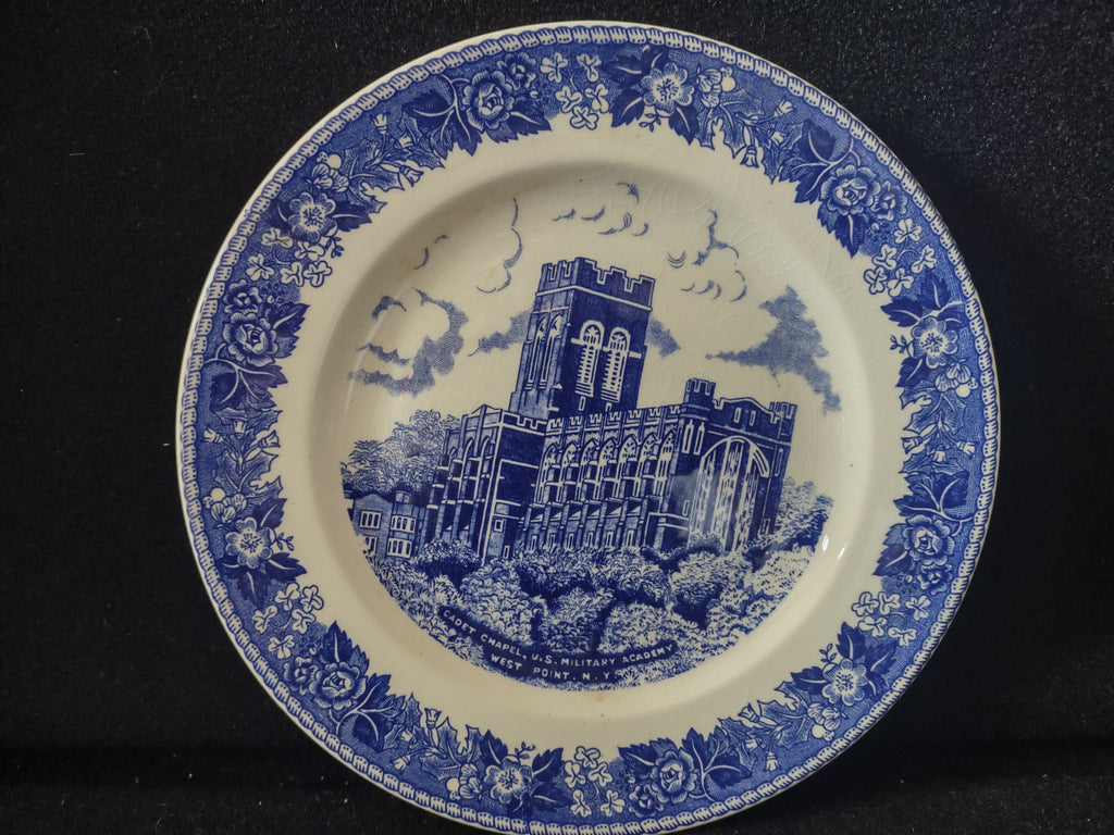 Vintage West Point Military Academy Cadet Chapel Plate Johnson Bros [5944]