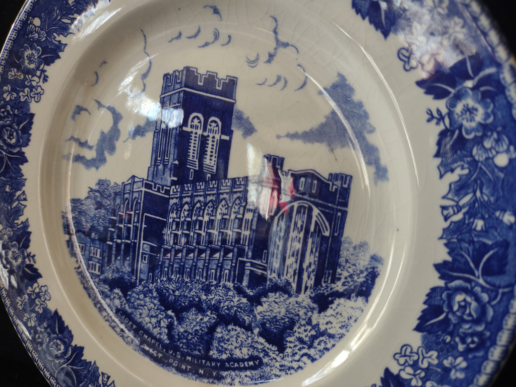 Vintage West Point Military Academy Cadet Chapel Plate Johnson Bros [5944]