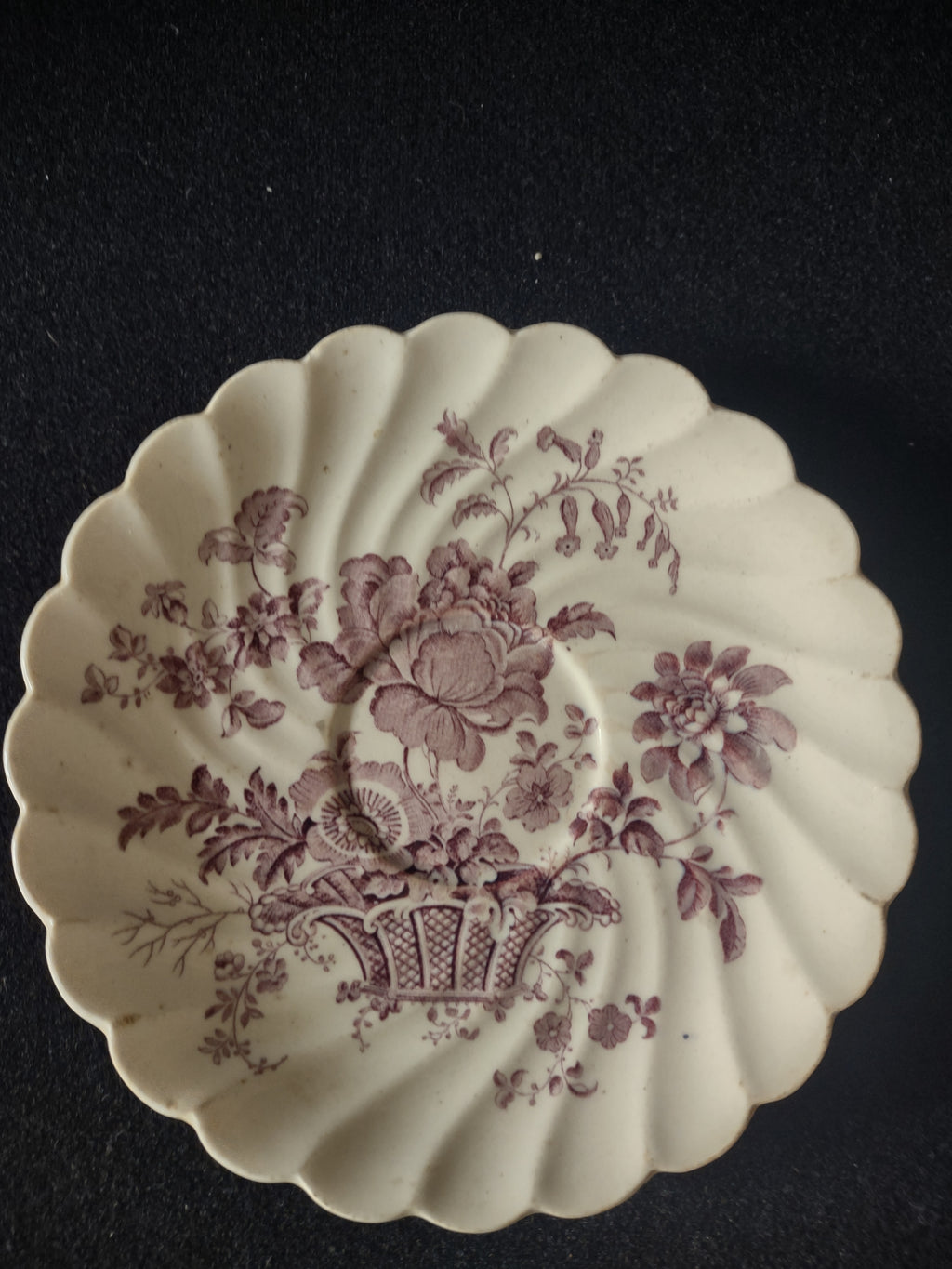 Vintage Charlotte Royal Staffordshire Saucer Ironstone England [5946]
