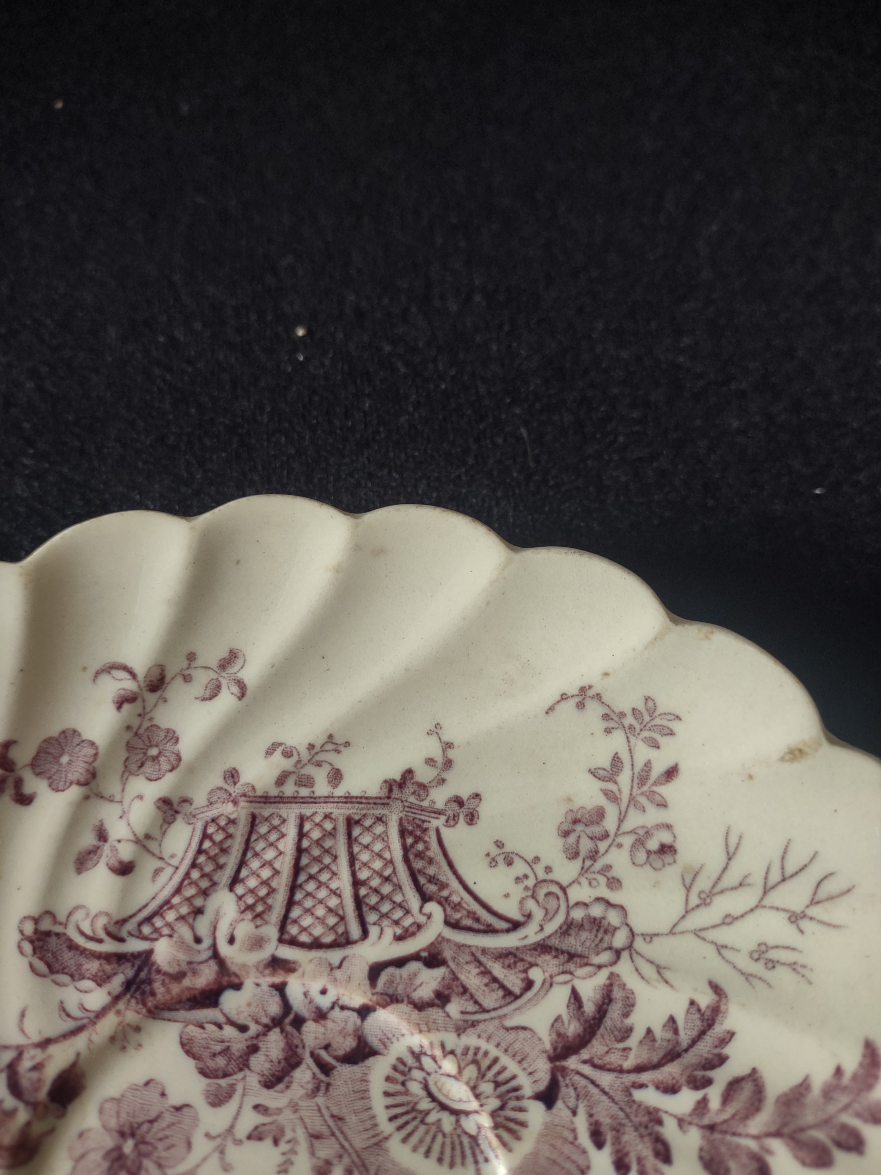 Vintage Charlotte Royal Staffordshire Saucer Ironstone England [5946]