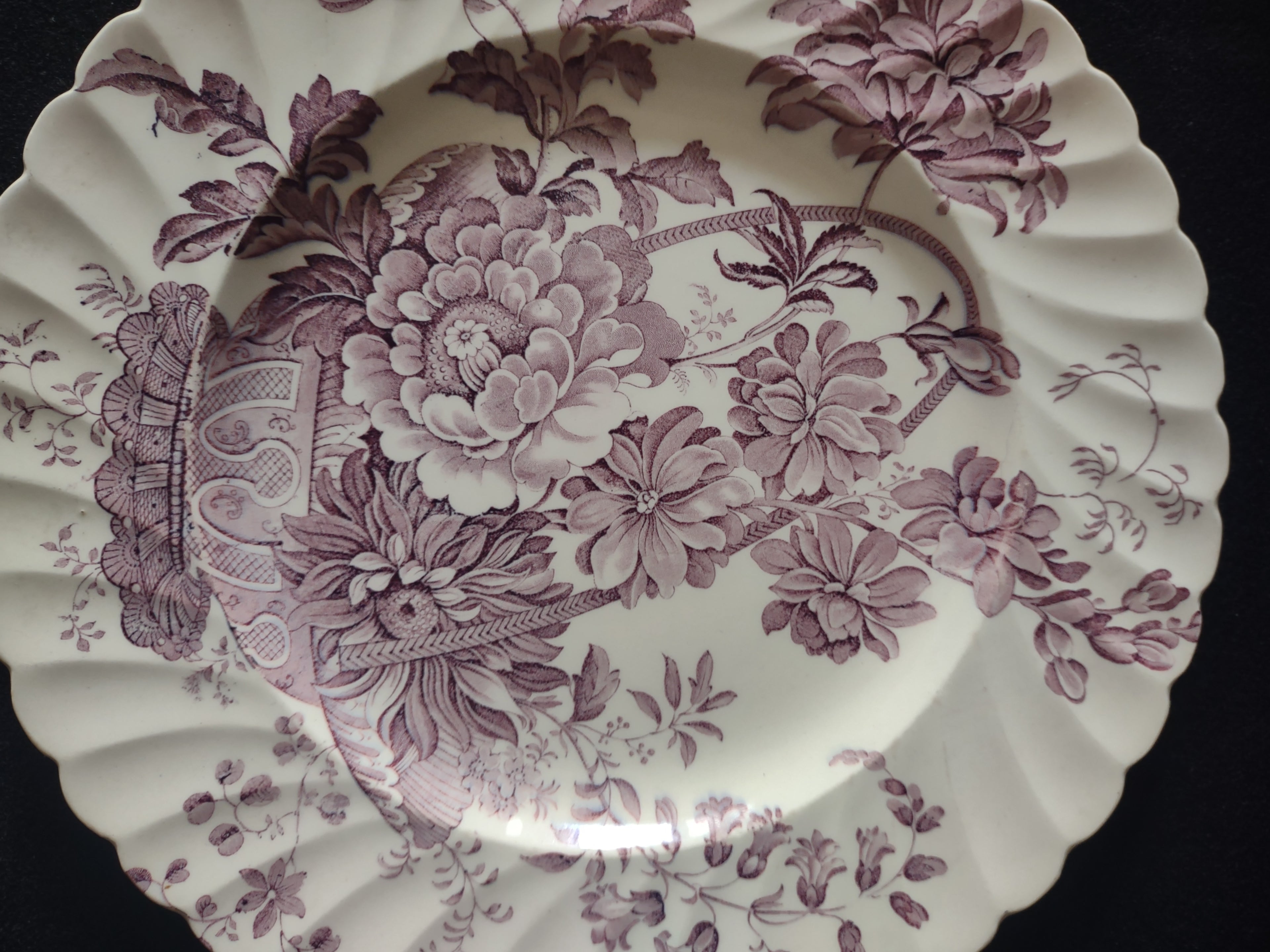 Vintage Royal Staffordshire Charlotte Dinner Plate Ironstone England [5957]