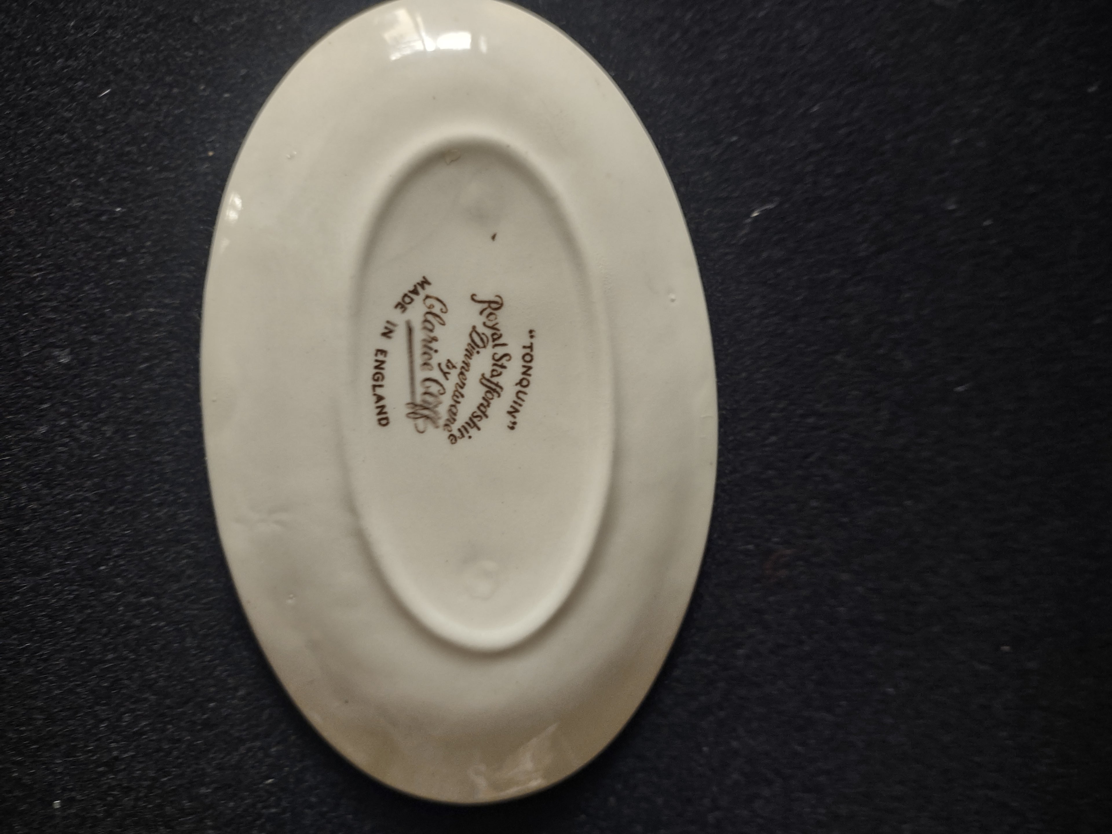 Vintage Tonquin Gravy Boat Underplate Staffordshire England Ironstone [5949]