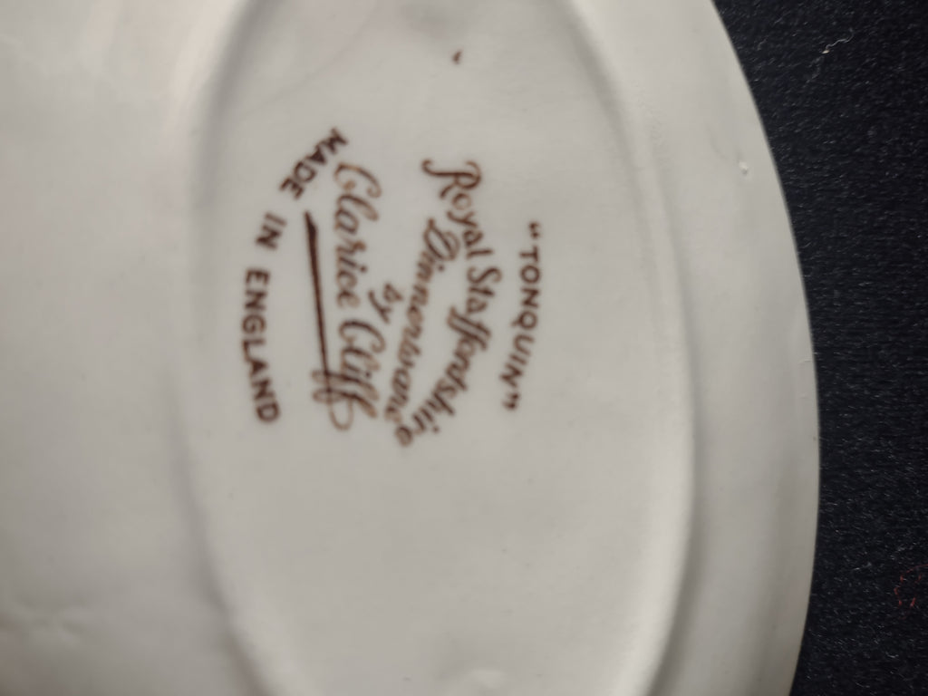Vintage Tonquin Gravy Boat Underplate Staffordshire England Ironstone [5949]