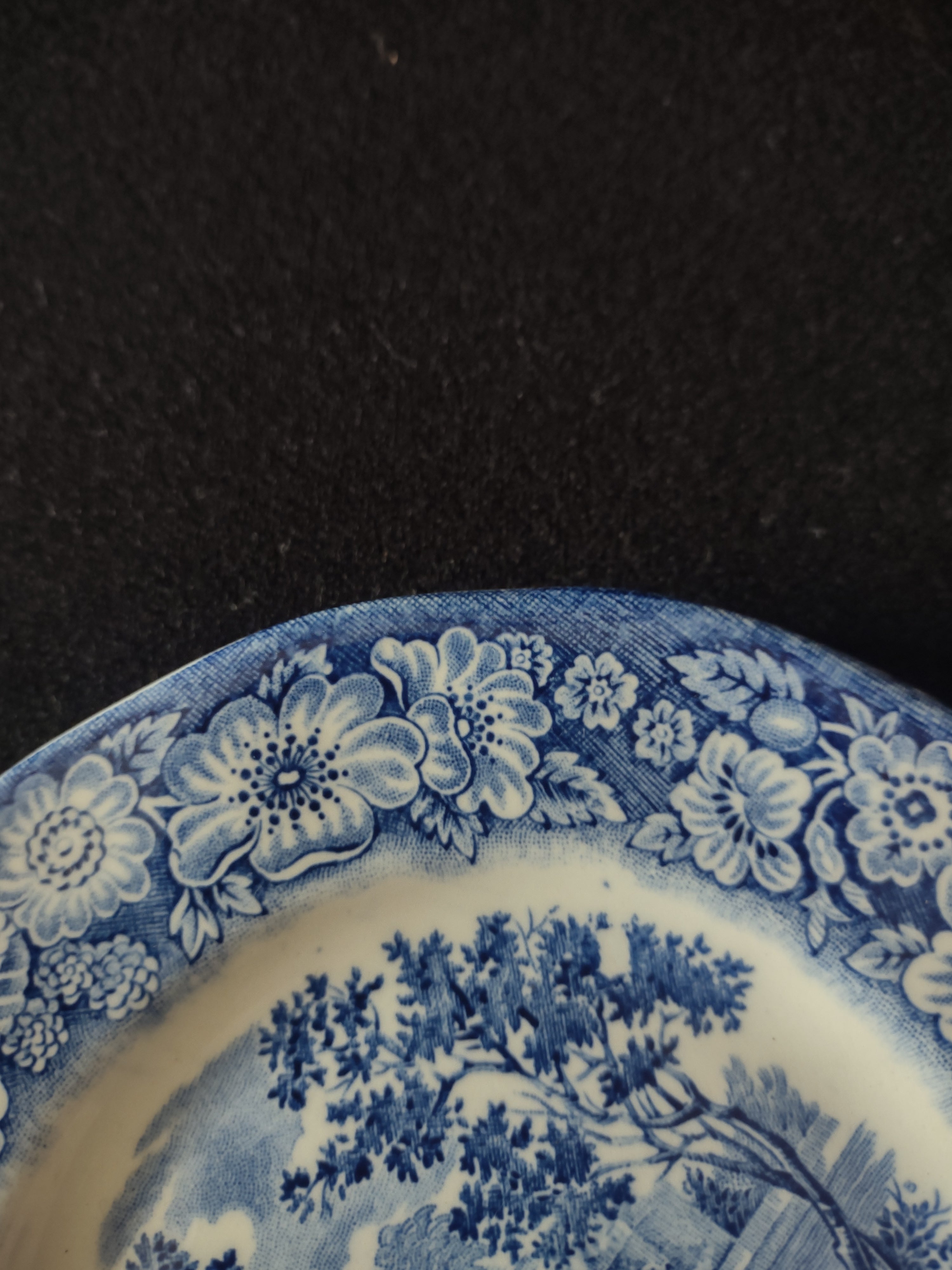 Vintage Liberty Blue Monticello Ironstone Bread Butter Plate England [5950]