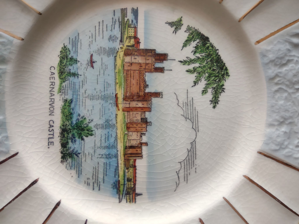 Vintage Myott Caernarvon Castle Wales Collector Plate Ironstone England [5953]
