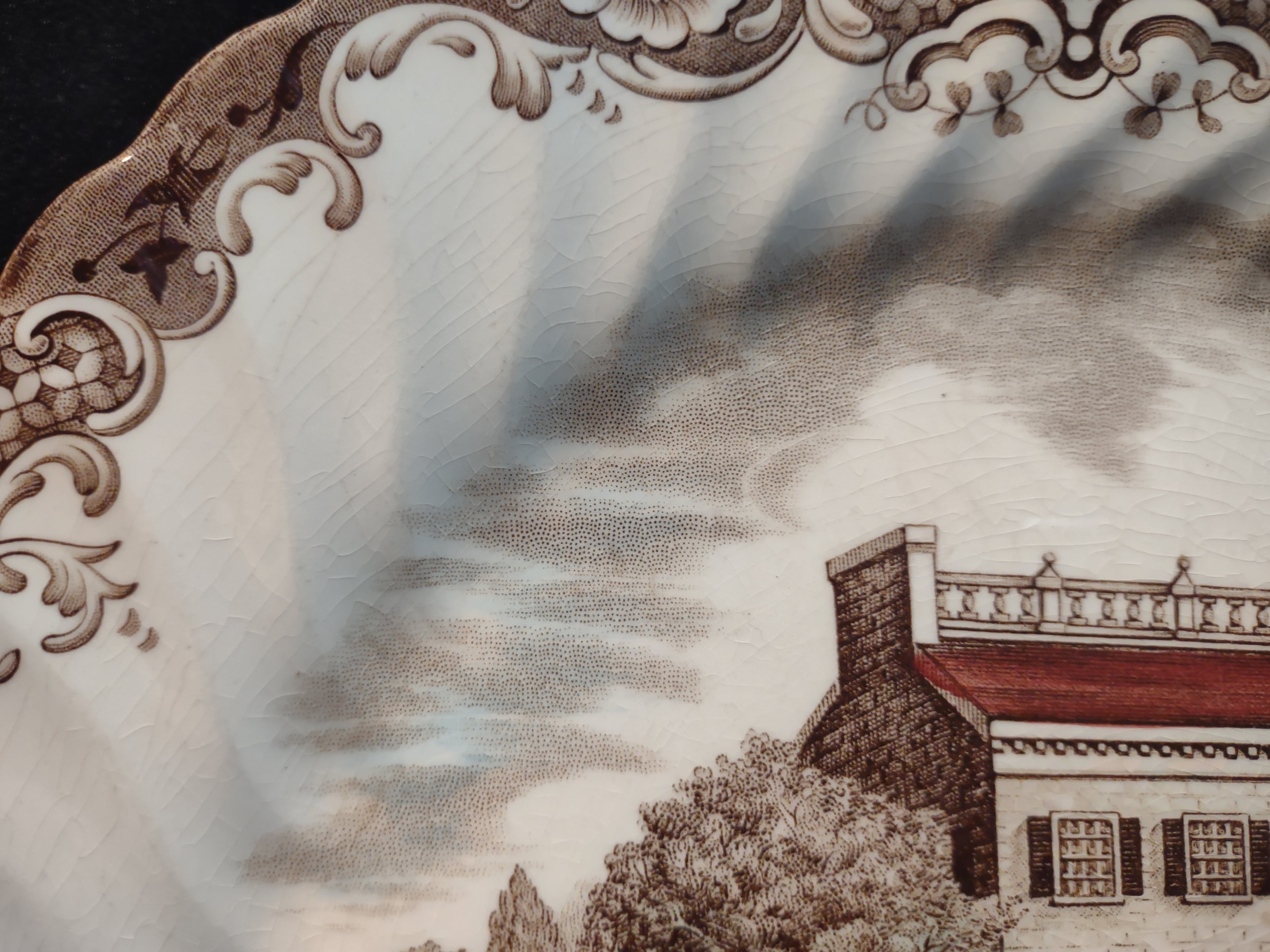 Vintage Heritage Hall Georgian Town House Ironstone Plate Staffordshire [5938]