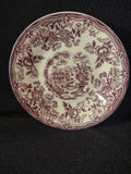 Vintage Clarice Cliff Staffordshire Tonquin Purple Transferware Saucer [5962]