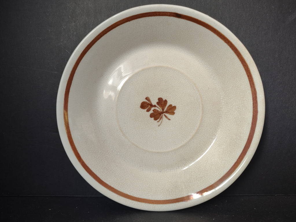 Vintage Meakin Royal Ironstone Tea Leaf Saucer Cottagecore England [5965]