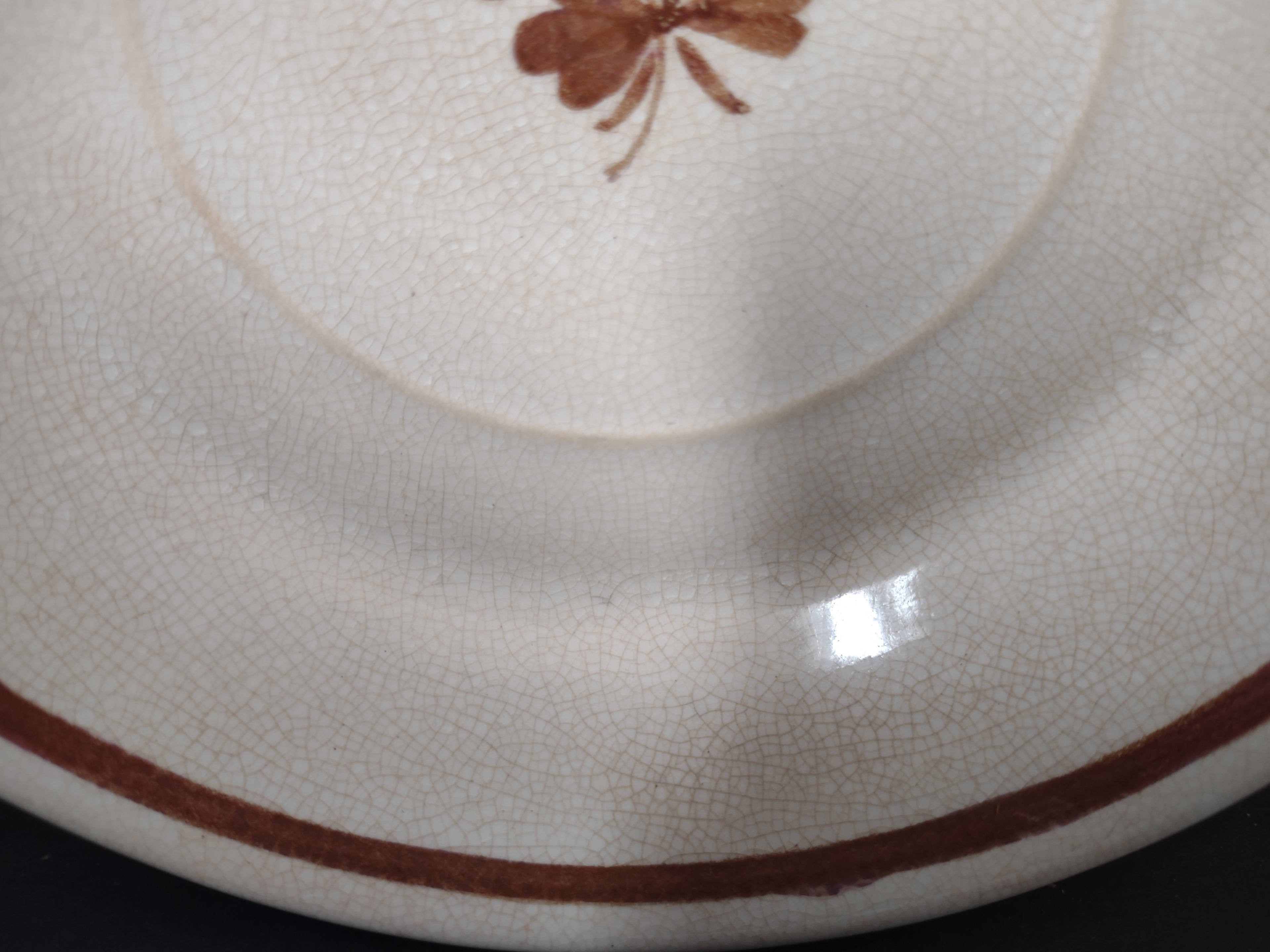 Vintage Meakin Royal Ironstone Tea Leaf Saucer Cottagecore England [5965]