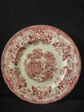 Vintage Royal Staffordshire Tonquin Red Luncheon Plate Ironstone England [5964]