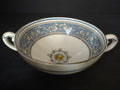 Vintage Myott Staffordshire Medici Cream Soup Bowl Blue Transferware [6000]