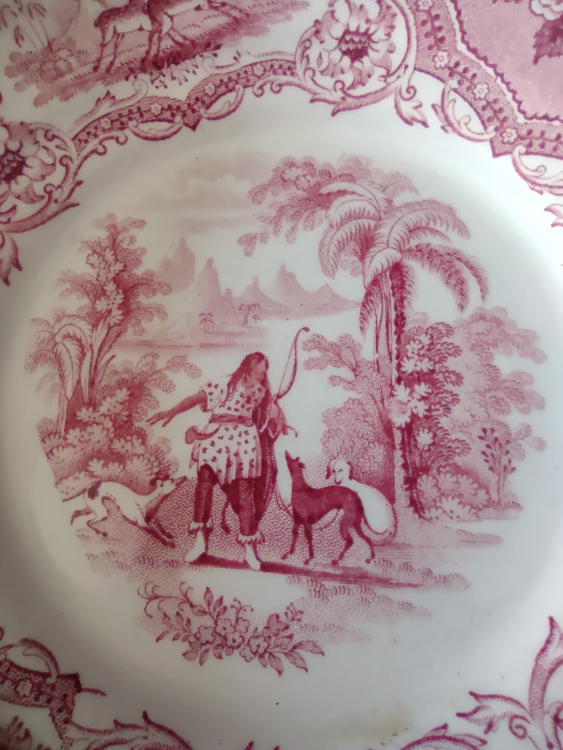Vintage Adams Palestine Cereal Bowl England Ironstone Cottagecore [6006]