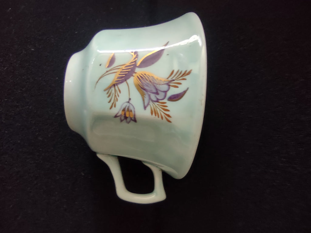 Vintage Adams Calyx Ware Regent Cup Saucer Set Ironstone England [6008]