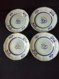 Vintage Adams Calyx Ware Bread Butter Plate Ironstone England Set Of 4 [6010]