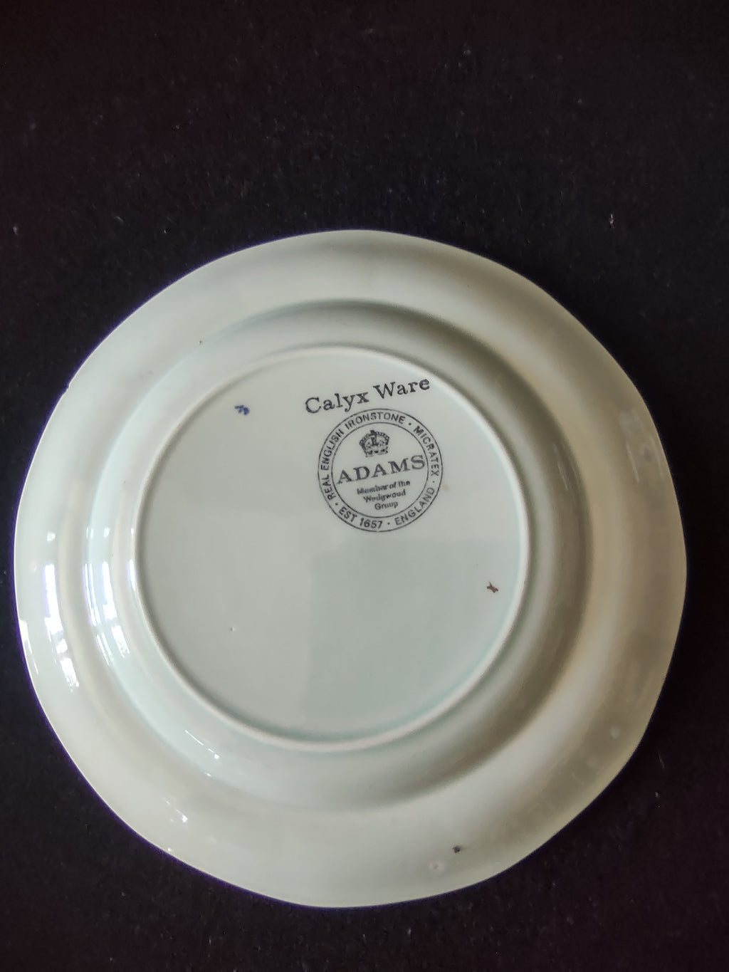 Vintage Adams Calyx Ware Bread Butter Plate Ironstone England Set Of 4 [6010]