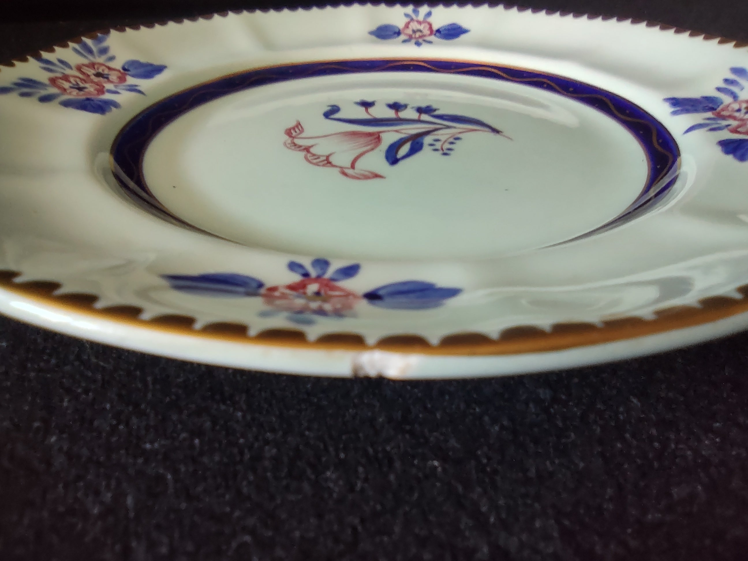 Vintage Adams Calyx Ware Bread Butter Plate Ironstone England Set Of 4 [6010]