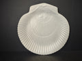 Vintage Wedgwood White Ceramic Scallop Shell Plate Dish 9 In [6037]