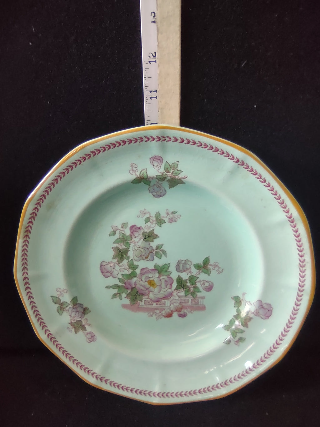 Vintage Adams Calyx Ware Metz Dinner Plate Ironstone England [6013]