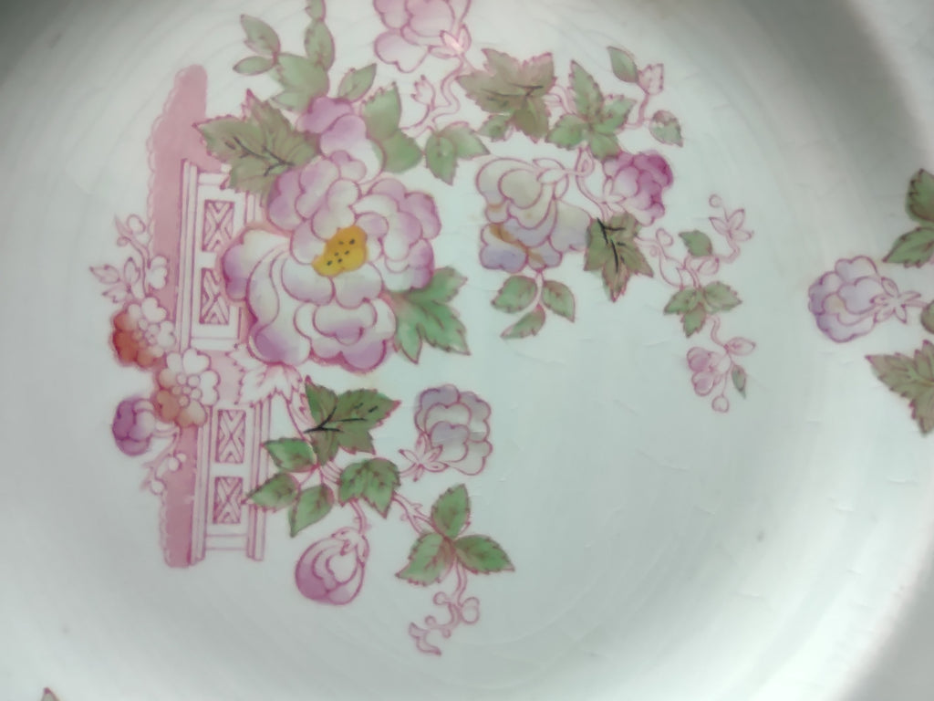 Vintage Adams Calyx Ware Metz Dinner Plate Ironstone England [6013]