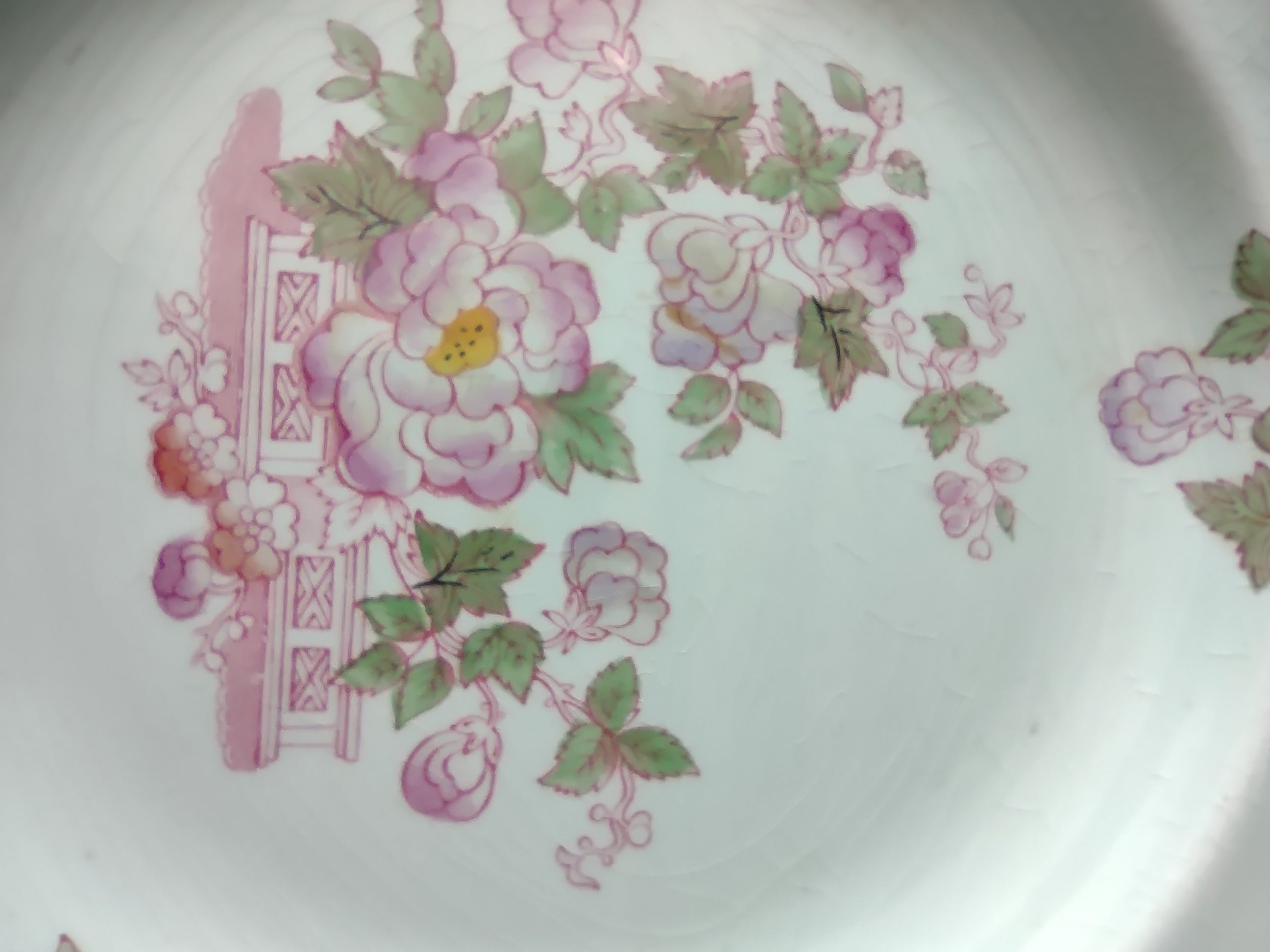 Vintage Adams Calyx Ware Metz Dinner Plate Ironstone England [6013]