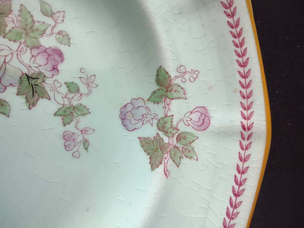 Vintage Adams Calyx Ware Metz Dinner Plate Ironstone England [6013]