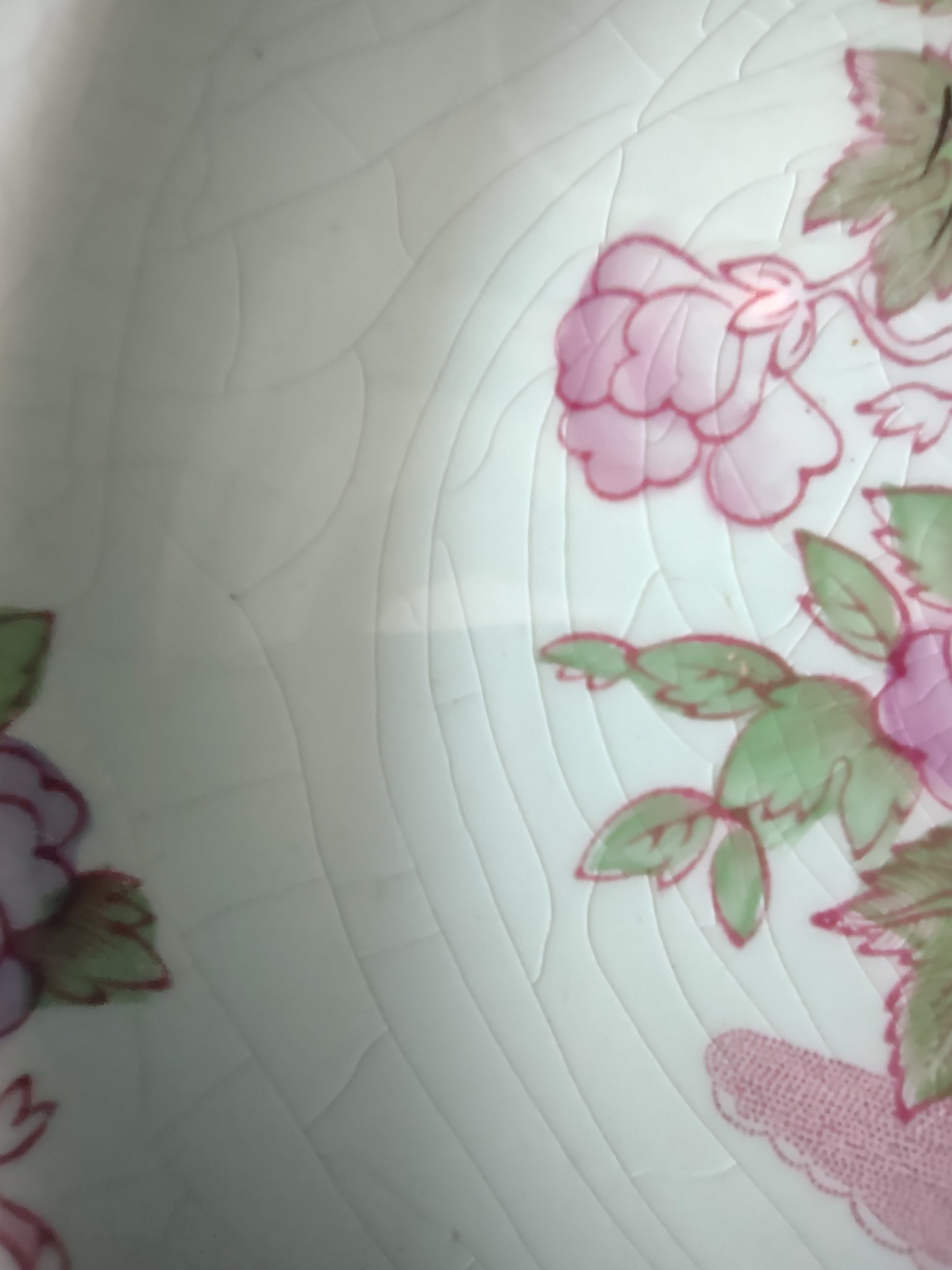 Vintage Adams Calyx Ware Metz Dinner Plate Ironstone England [6013]