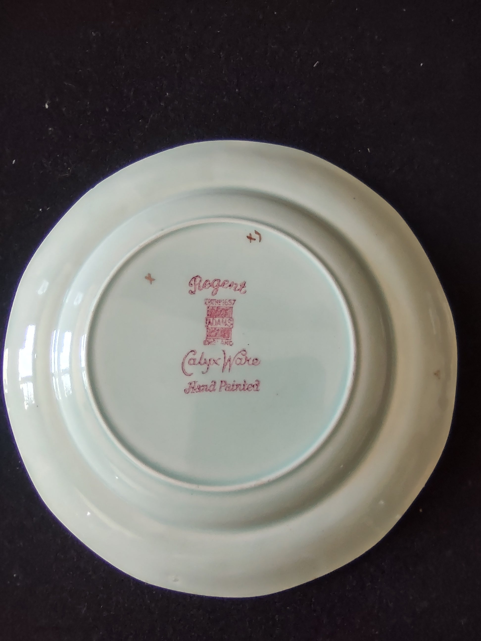 Vintage Adams Calyx Ware Regent Bread Butter Plate Ironstone England [6015]