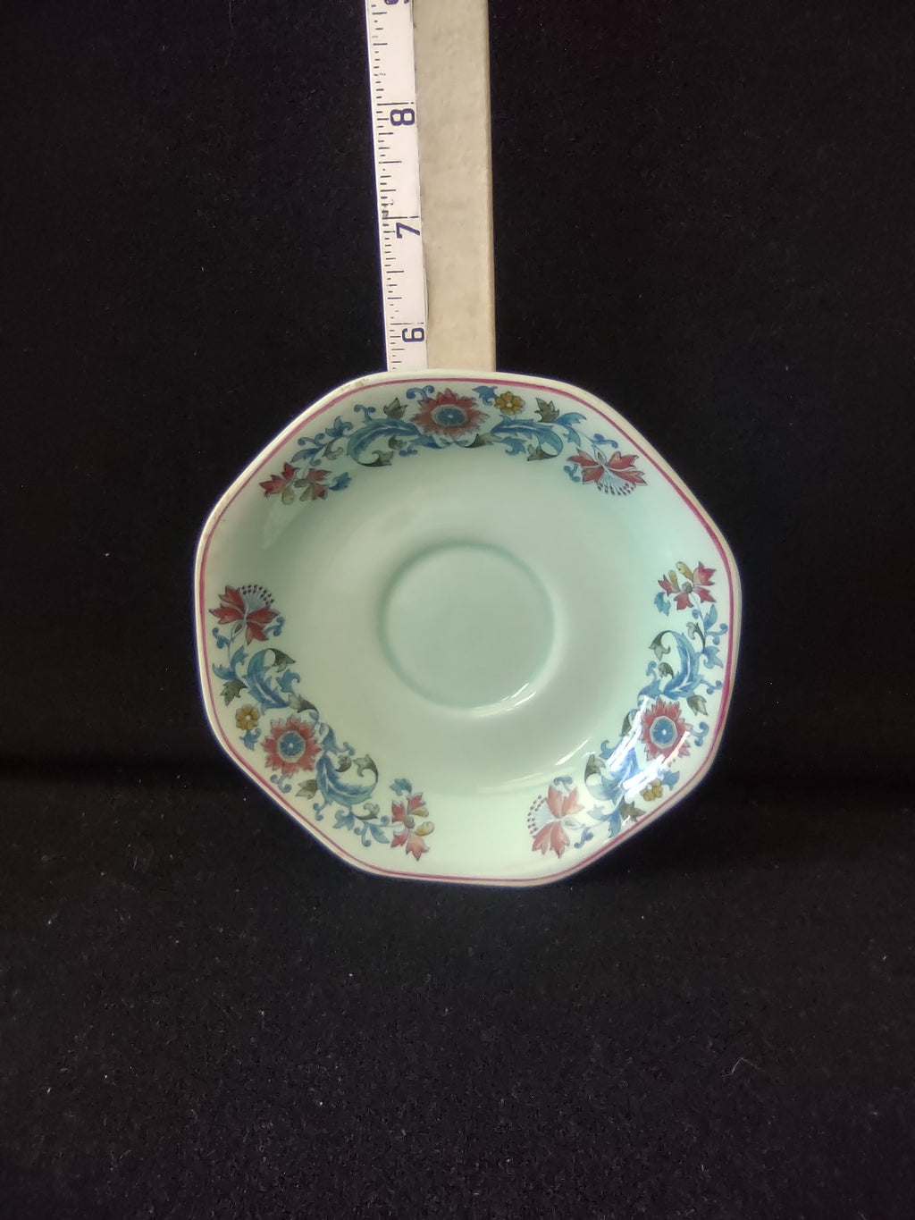 Vintage Adams Calyx Ware Saraband Saucer Ironstone England Cottagecore [6016]