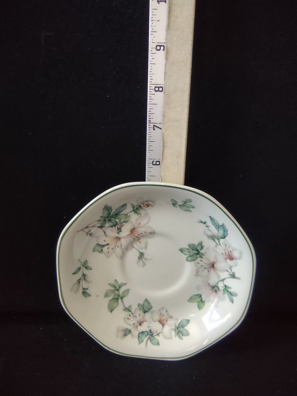 Vintage Adams Azalea Saucer Ironstone England Cottagecore Set Of 3 [6018]