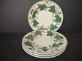 Vintage Wedgwood Napoleon Ivy Green Dessert Plates Set of 4 England [6021]