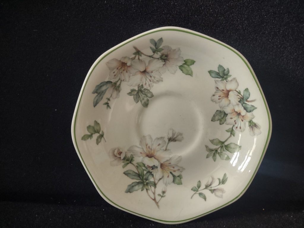 Vintage Adams Azalea Cup and Saucer Set Real English Ironstone England [6023]